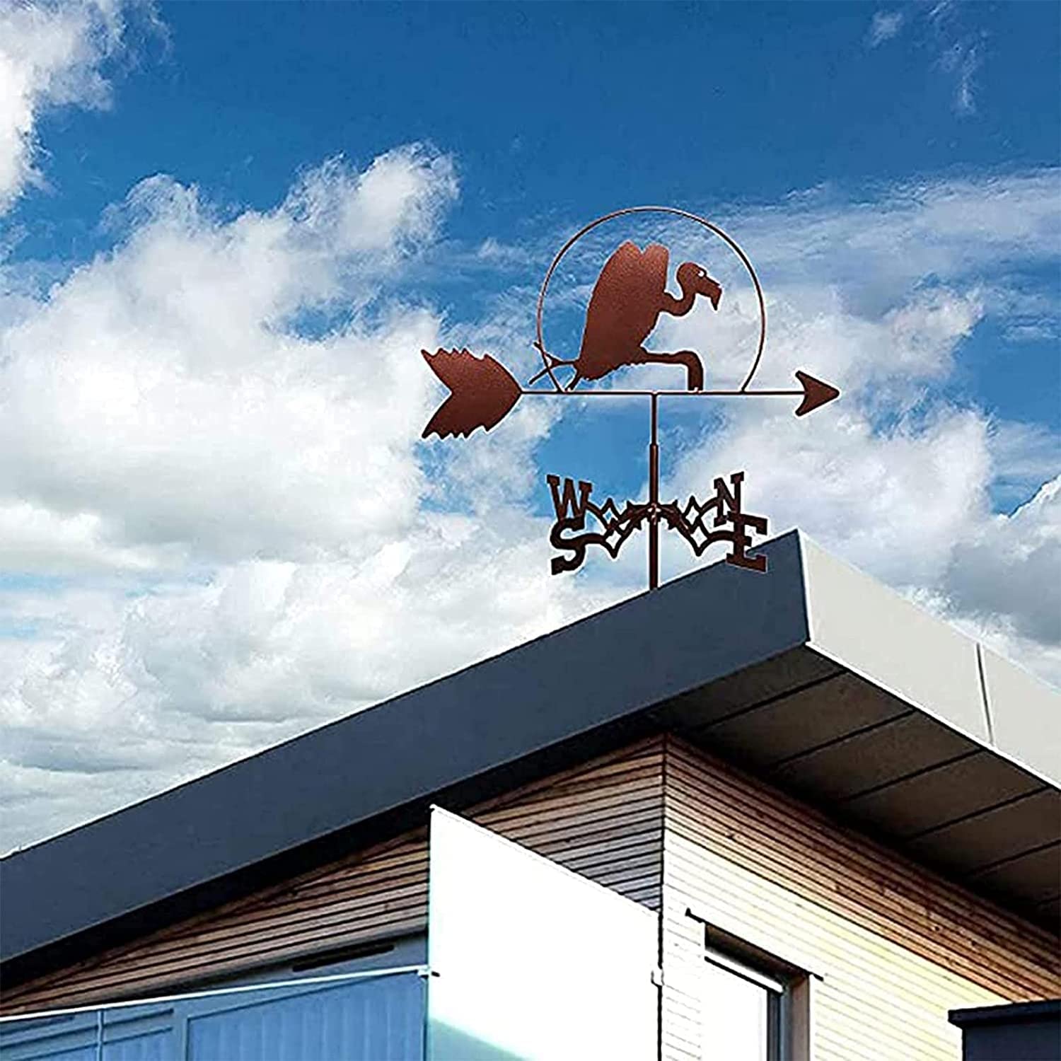 Girouette Durable Avec Indicateur De Direction Du Vent Pour Toit Extérieur, Jardin, Cour, Garage, Grange