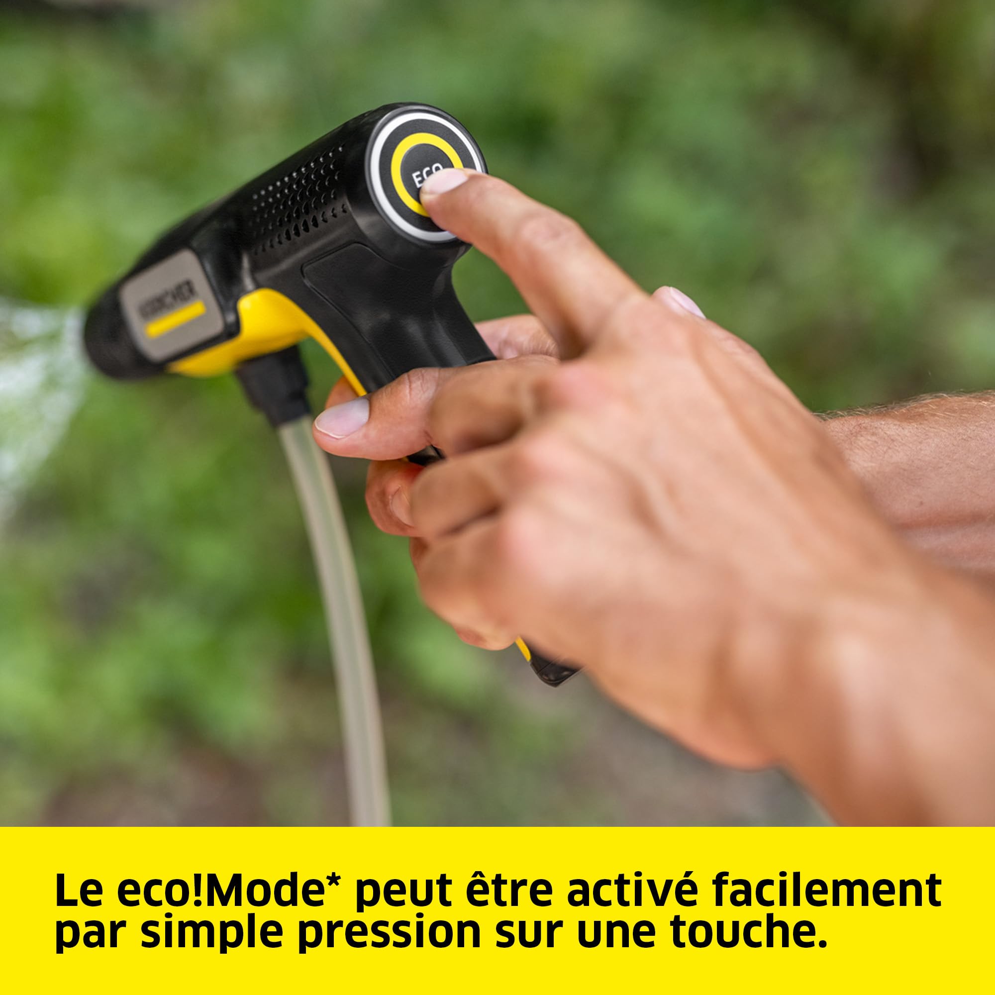 Kärcher Nettoyeur Mobile OC Handheld Compact, Pression Moyenne, Max. 15 Bar, Pliable, Connexion USB-C, débit : 150 l/h, Poids : 0,8 kg, Multi Jet 4-en-1, Tuyau d’Aspiration (5 m)
