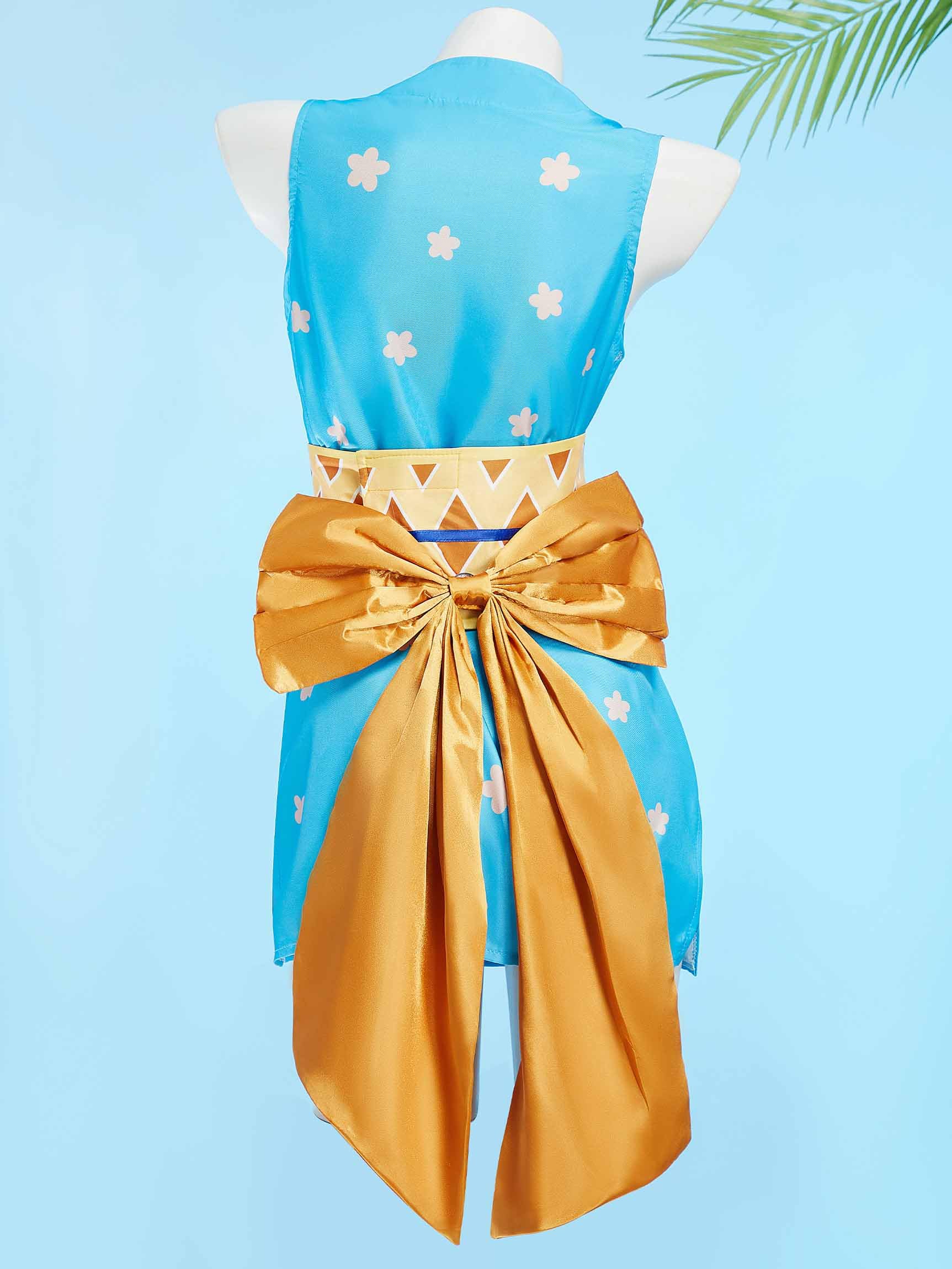 haikyuu Kimono da donna giapponese Anime Cosplay Costume Blu Vestito Set