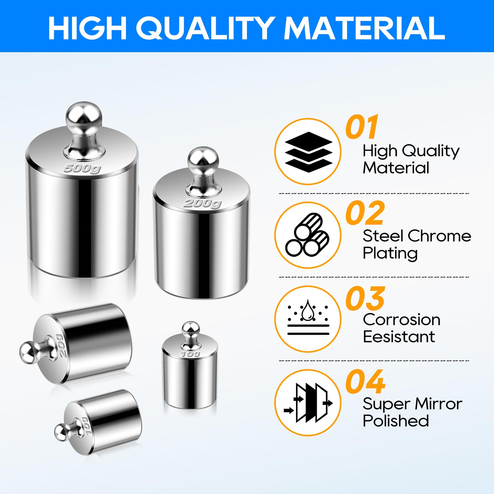 UCEC Calibration Weight Set 1000g for Digital Scale — Amazon image 3