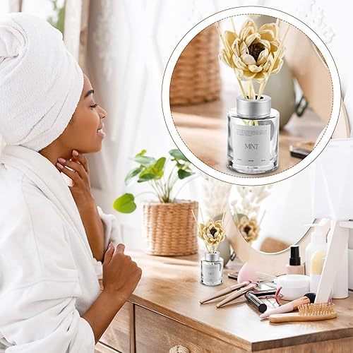 Miniatura 6 de Waydress Difusor de 15 piezas mixtas de flores Sola, material natural, aromaterapia, flores de madera, decorativas, aromaterapia, colocación,