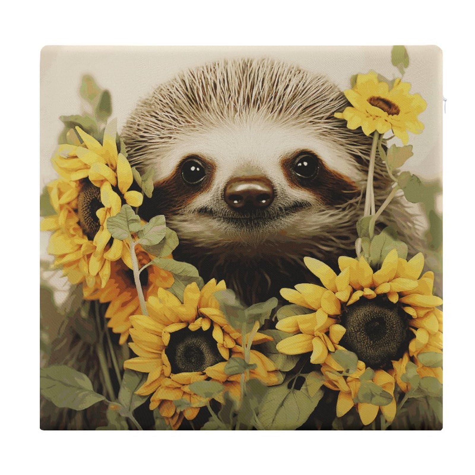 LDGSUPH - sunflower seat cushions for office chair square cushions soft floor cushions comfortable sofa cushions memory foam pads for home
