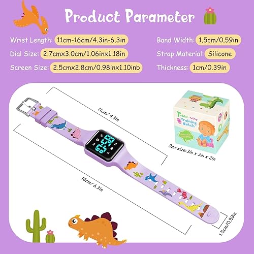 Miniatura 7 de NN BEN NEVIS Reloj de entrenamiento para ir al baño, reloj digital para niños pequeños con cuenta atrás, música, despertador, recordatorio de