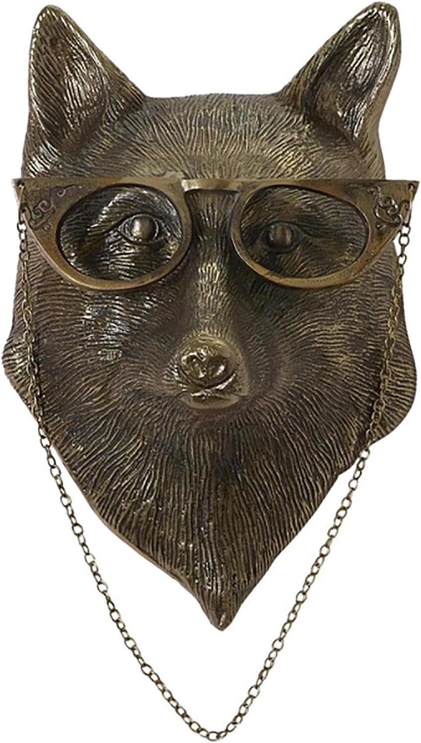 HKYMBM Animal Head Wall Art, Resin Stag/Rabbit/Mouse/Bear