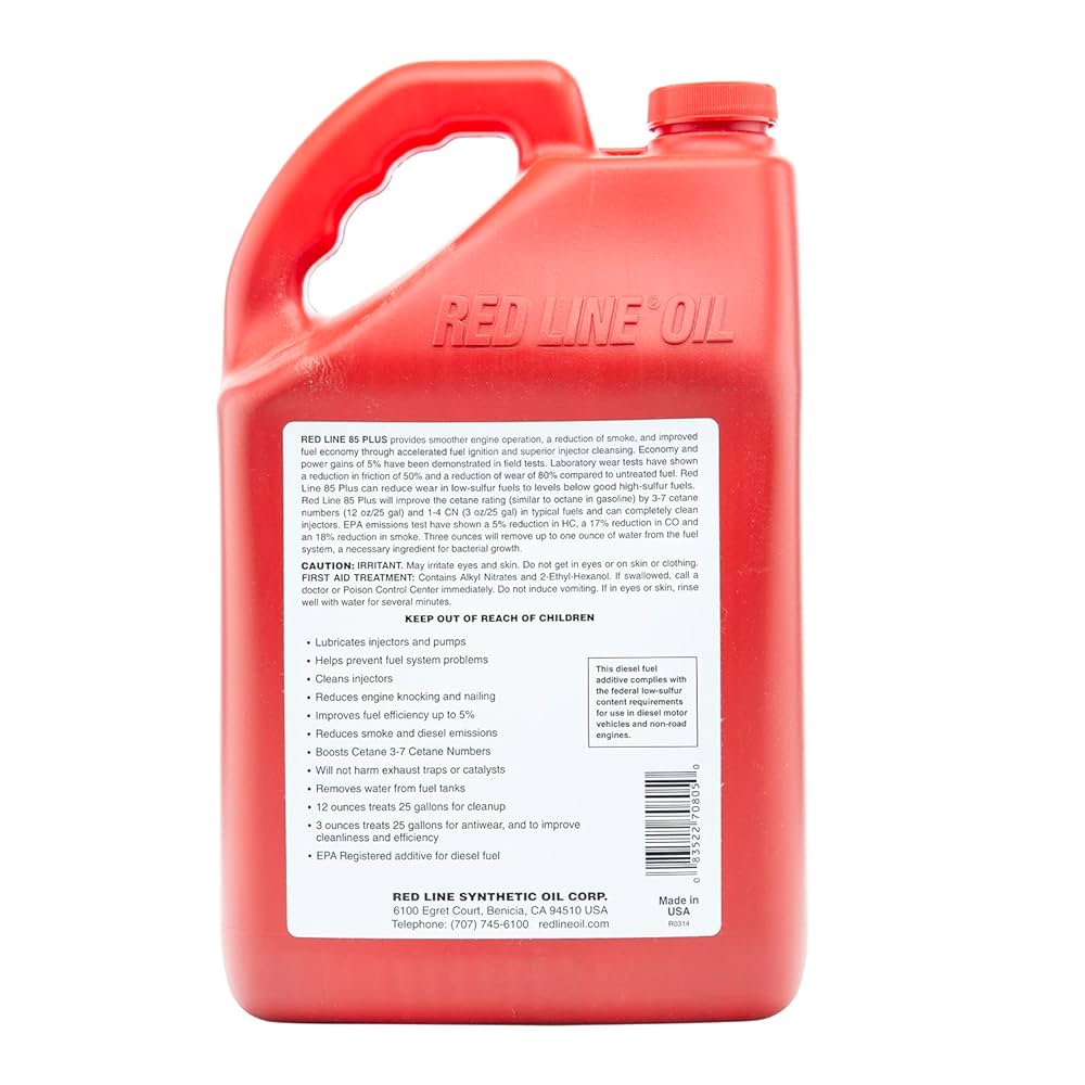 Amazon.com: Red Line 70805 85 Plus Diesel Fuel Additives