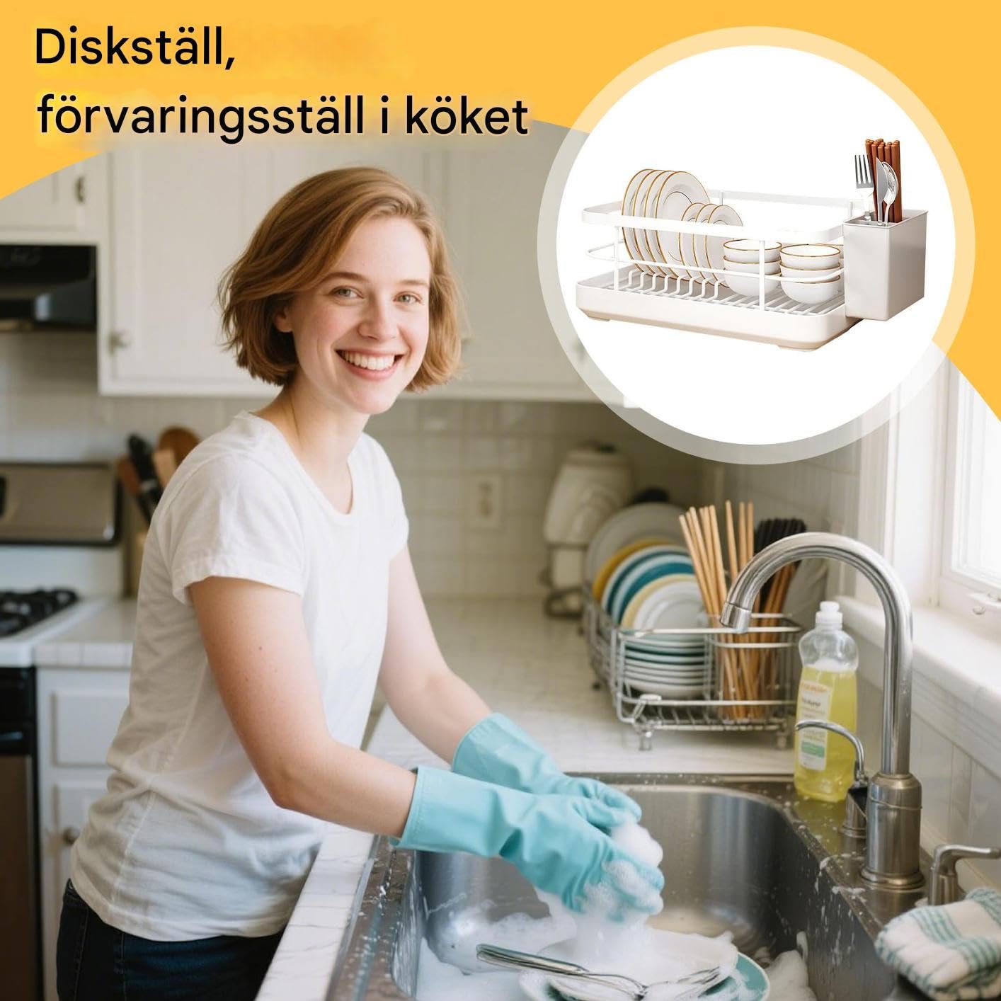 Spülbecken Für Küchenarbeitsplatte, Küchenarbeitsplatte Wäscheständer für | Geschirr Geschirr, Platzsparendes Design Mit Getriebe Wohnwagen Küchenarbeitsplatte