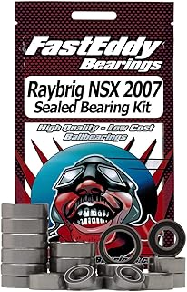 FastEddy Bearings Compatible with Tamiya Raybrig NSX 2007 (TA-05 IFS) Sealed Bearing Kit