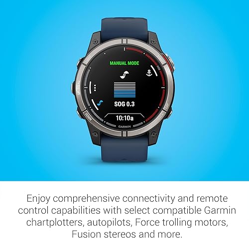 Miniatura 6 de Garmin quatix 7 Pro Premium GPS Marine Smartwatch con pantalla AMOLED, linterna LED, actividades de vela y deportes acuáticos, pronóstico de peces y