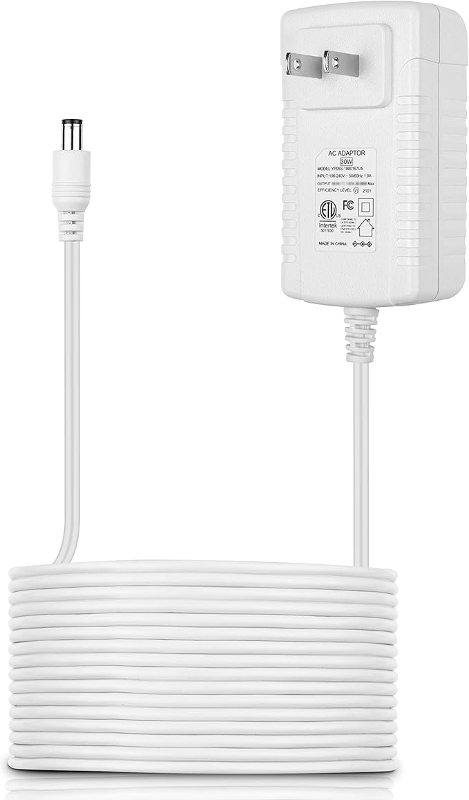 Show 8 Power Cord Adapter Replacement for Alexa 4th / 3rd