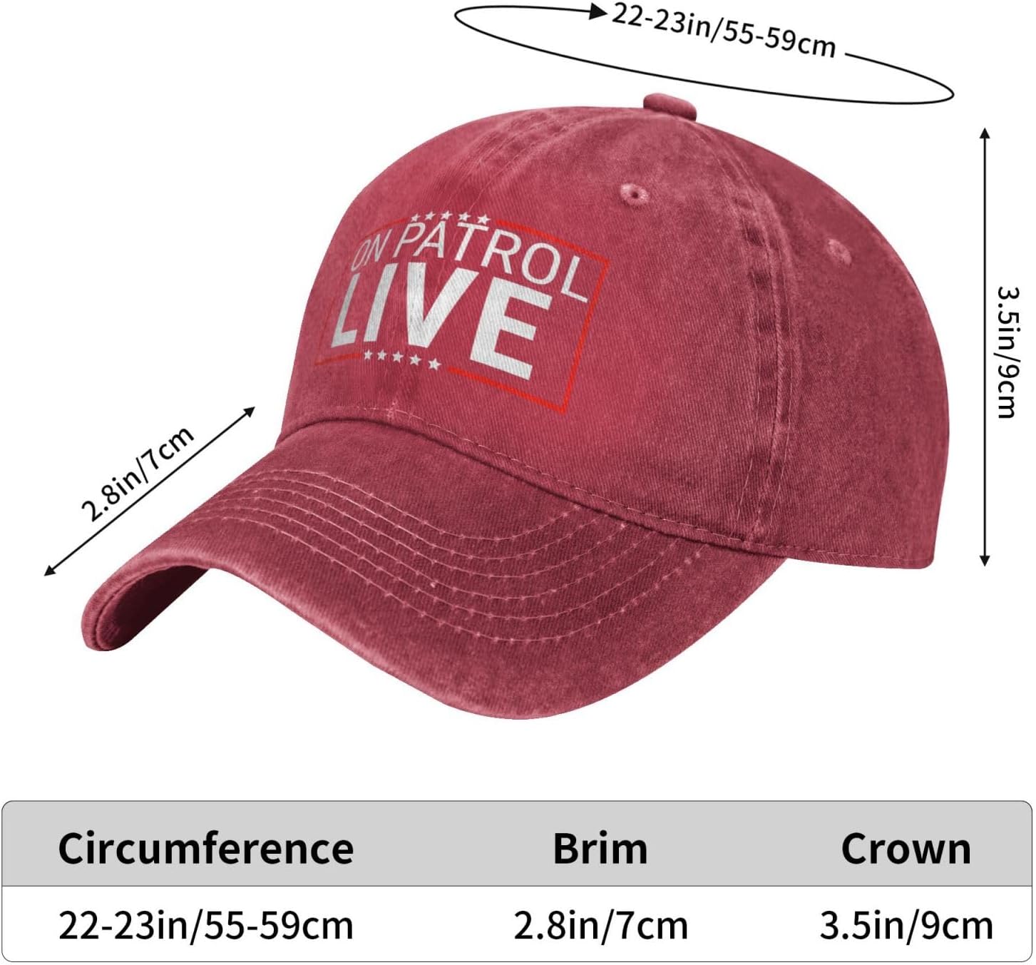 On Patrol Live Denim Hat