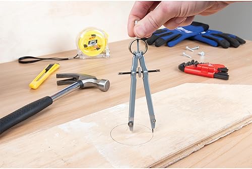 Miniatura 6 de Performance Tool Brújula de lápiz de precisión W7556 de 6 pulgadas para círculos precisos - Herramienta ideal para dibujo, carpintería y proyectos