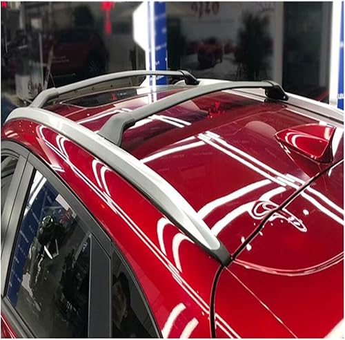 Miniatura 4 de Roof Rack Cross Bar Compatible with Mazda CX-3 CX3 2015-2022 Luggage Racks Carrier Bars Top Rail Boxes Aluminum Alloy Screw Installation