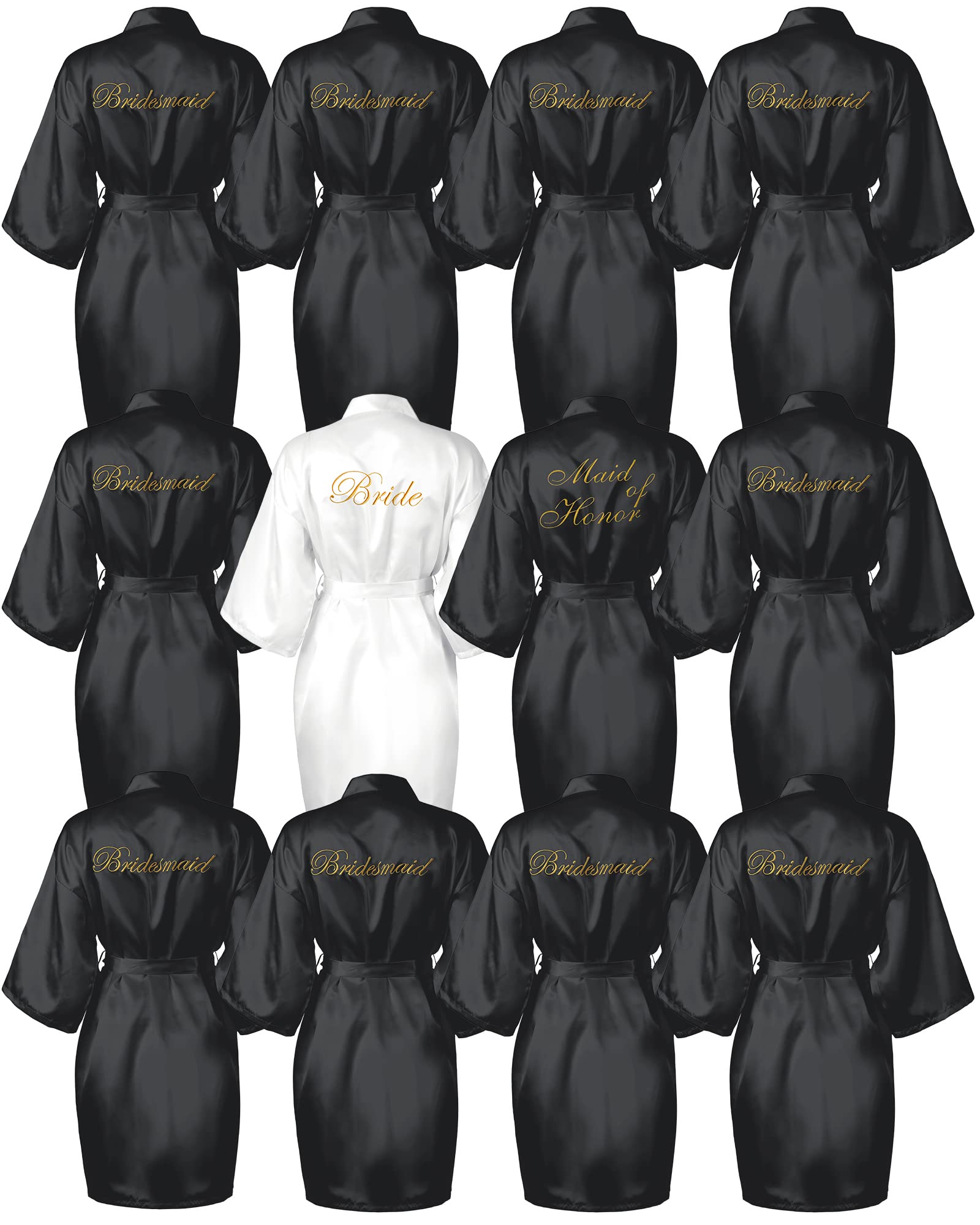 Jecery 7/12 Pcs Bridesmaid Robes