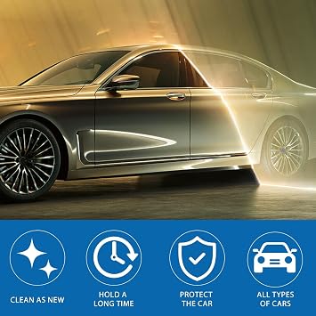 Advanced Car Quick-Acting Coating Agent Spray,Advanced Quick Ceramic Coating Spray,3 in 1 High Protection Quick Effect Coating Agent,120ml Quick Effect Coating Agent,Hydrophobic & High Gloss Shield