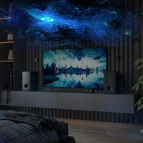 Miniatura 6 de Discos deslizantes para proyector de estrellas Orzorz, luz nocturna de galaxia y proyector POCOCO Galaxy, pantalla de alta definición para proyector