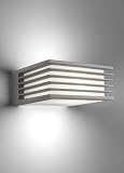 Philips Shades Outdoor Wall Light, IP44 Weather-resistant, Vertical Light, Durable, Aluminium, Light Grey, E27 Bulb Sold Separately - 4