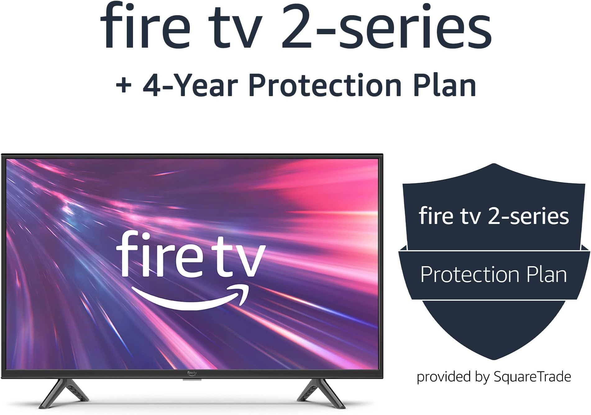 Amazon Fire TV 32" 2-Series (newest model), HD smart TV + 4-year protection plan
