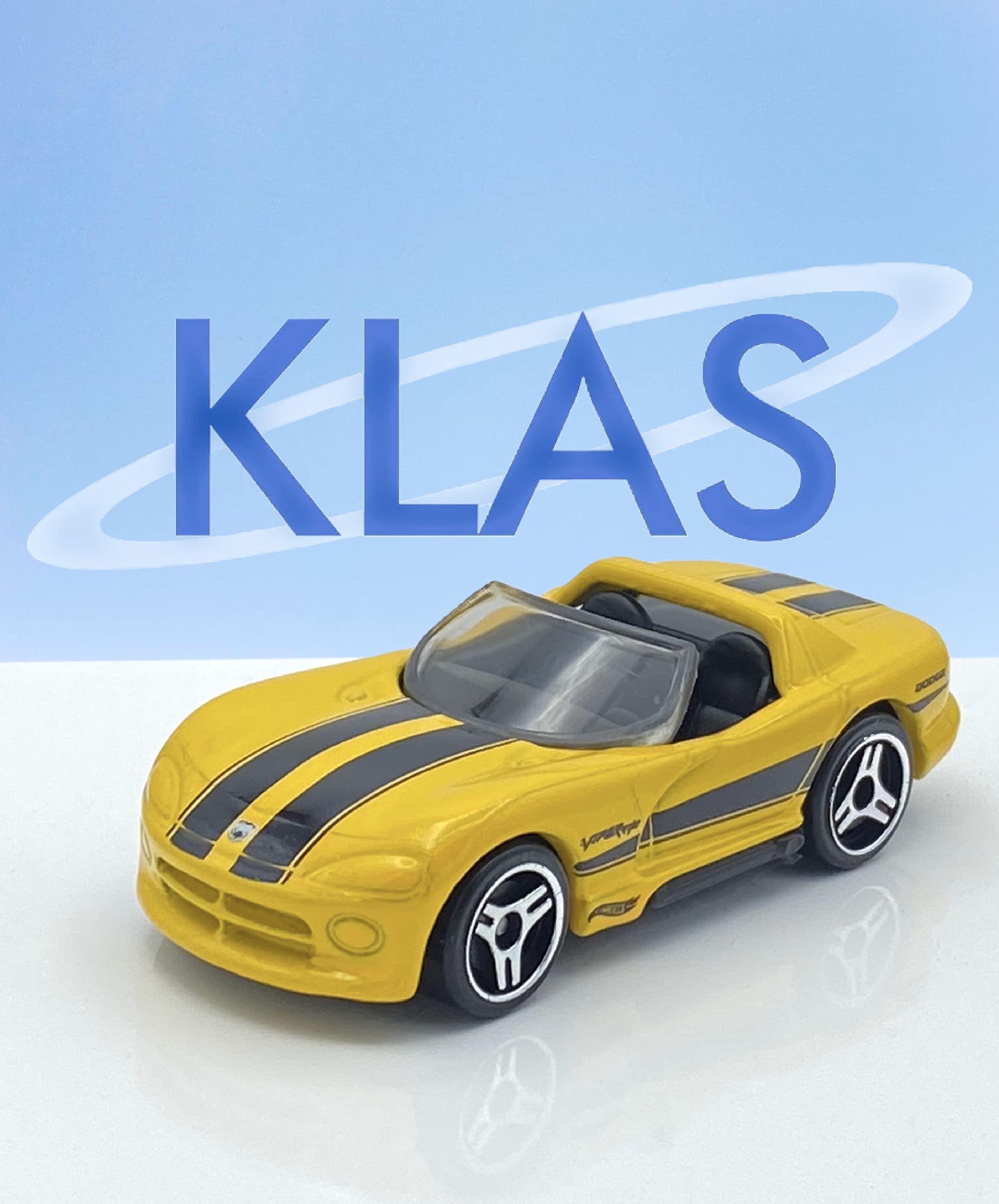 Hot Wheels Dodge Viper RT/10 (Yellow) 7/10 HW Roadsters 2023-131/250 (Short Card) *** available in A KLAS CAR KEEPER PROTECTIVE COLLECTORS CASE *** HKH43 - Image 2
