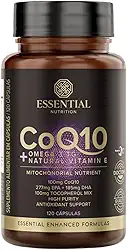 Coq10 + Ômega 3 TG Essential Nutrition 120 Cápsulas