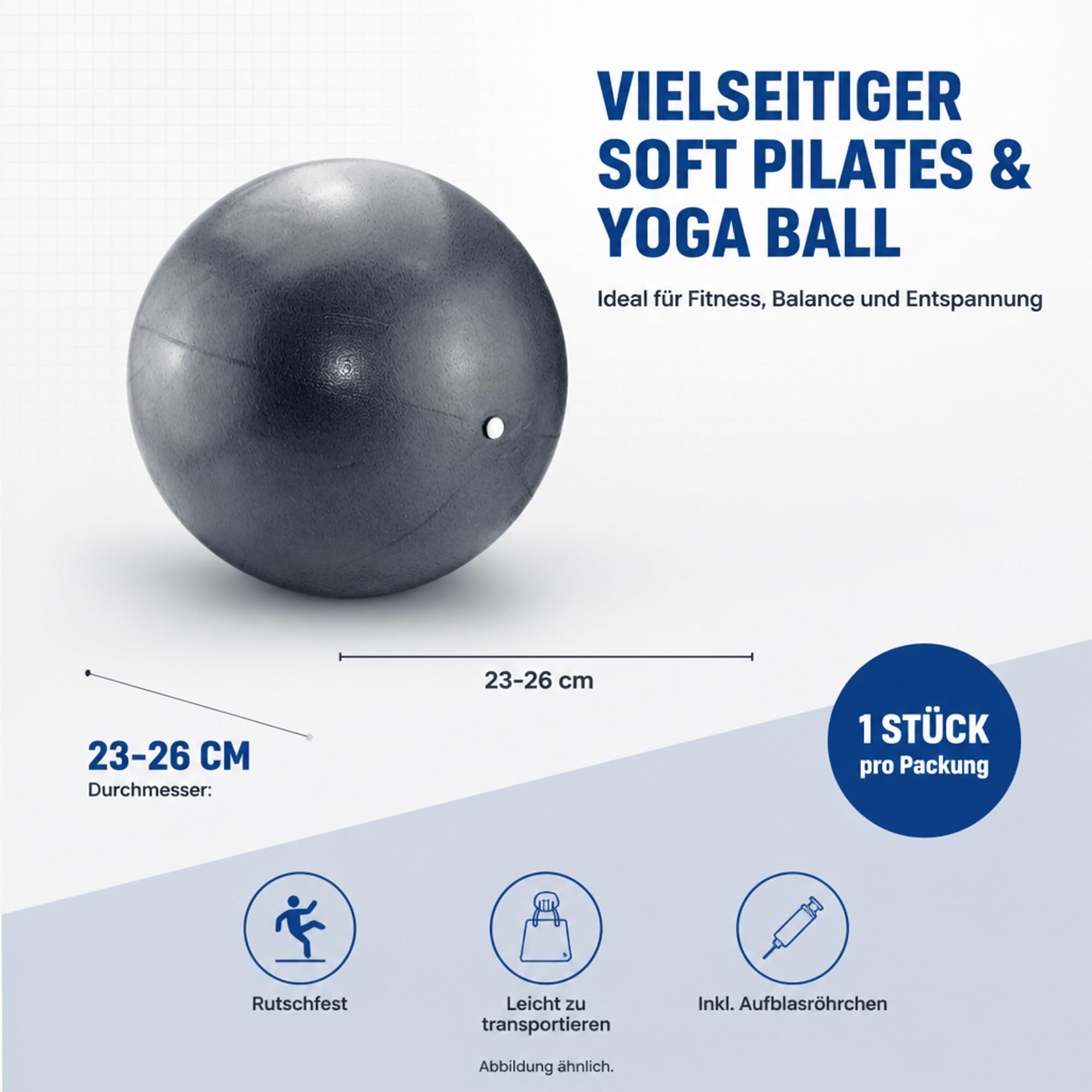 Ballon de Pilates et de Yoga Souple ATC Handels GmbH