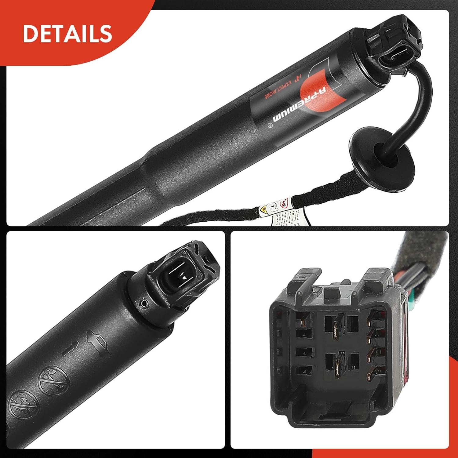 A-Premium Rear Left Tailgate Power Lift Support Shock Strut Compatible with Volvo XC60 2012-2017 Sport Utility Only
