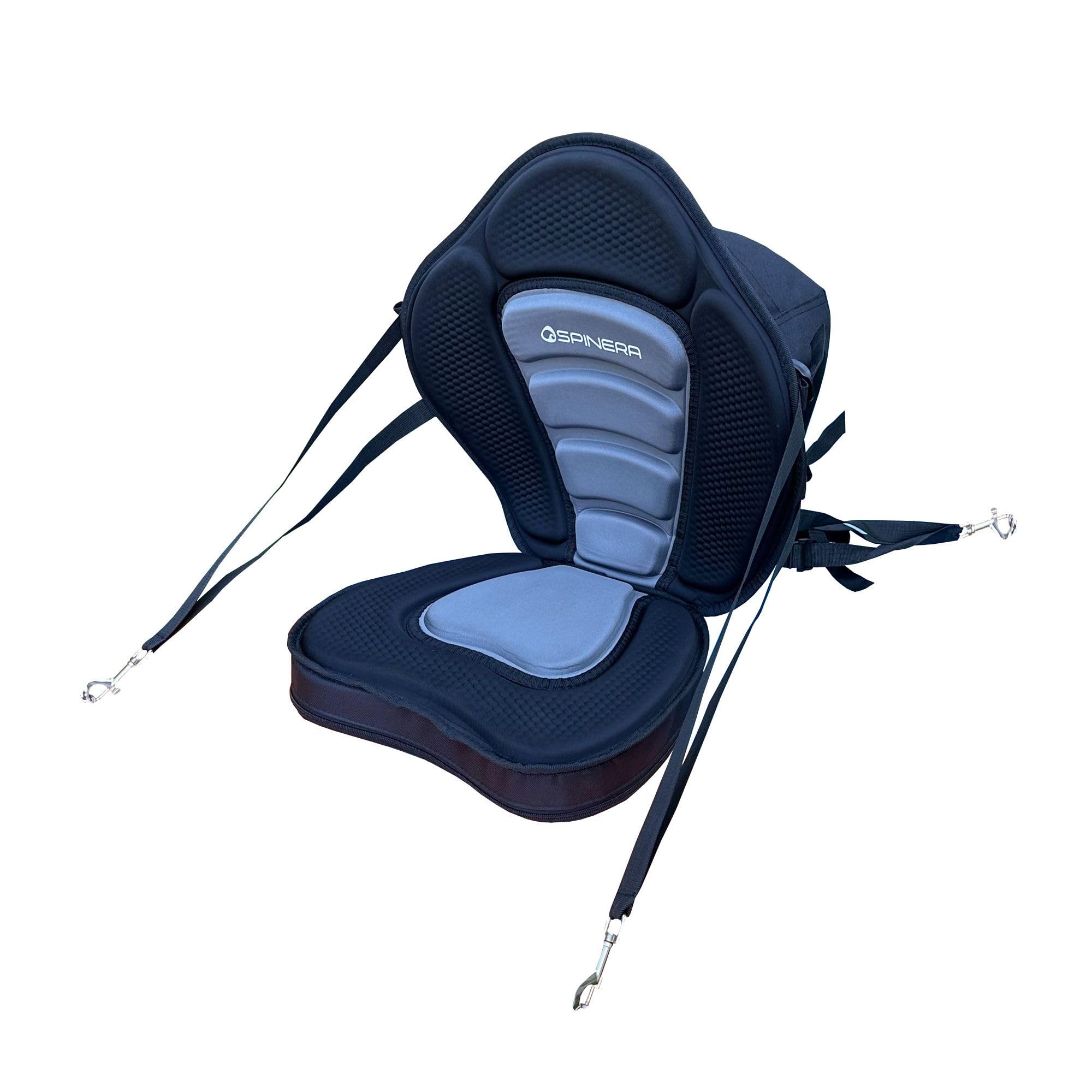 Raised Performance Seat – Super bequemer Hochlehnen-Sitz mit EVA-Schaum für SUP & Kajak, 4 Punkt Befestigung Universal