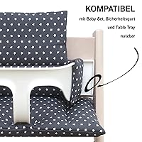 Vista 3 de Blausberg Baby - Juego de Cojines para Trona Tripp Trapp de Stokke - Anthracite