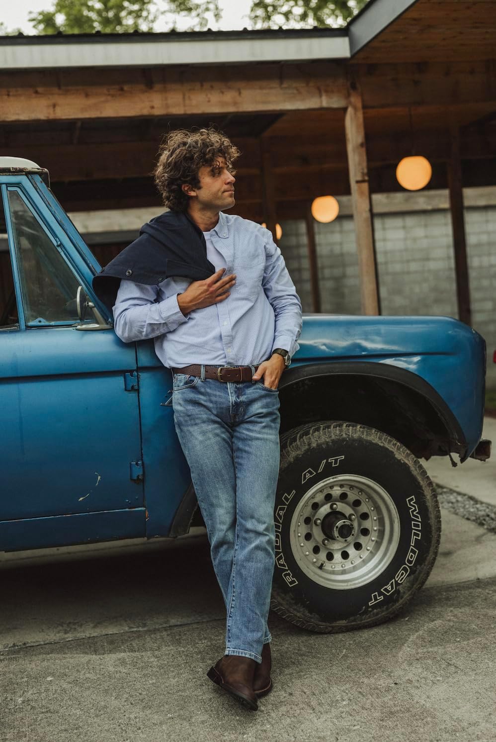 Huckberry Flint and Tinder Men's Classic Oxford Draftsmen Button Down Shirt- Stretch Fabric- Button Down Shirts for Men - Image 7