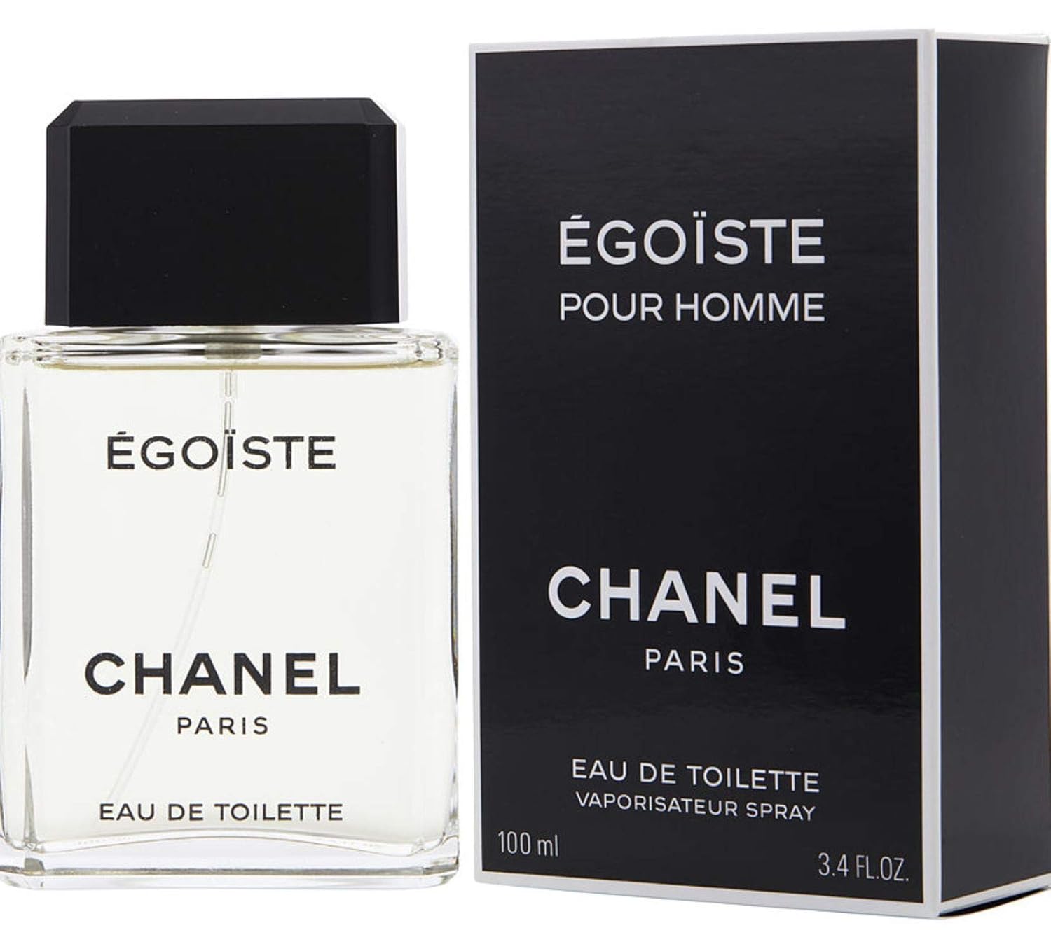EGOISTE POUR HOMME Eau De Toilette Spray FOR MEN 3.4 Oz / 100 ml