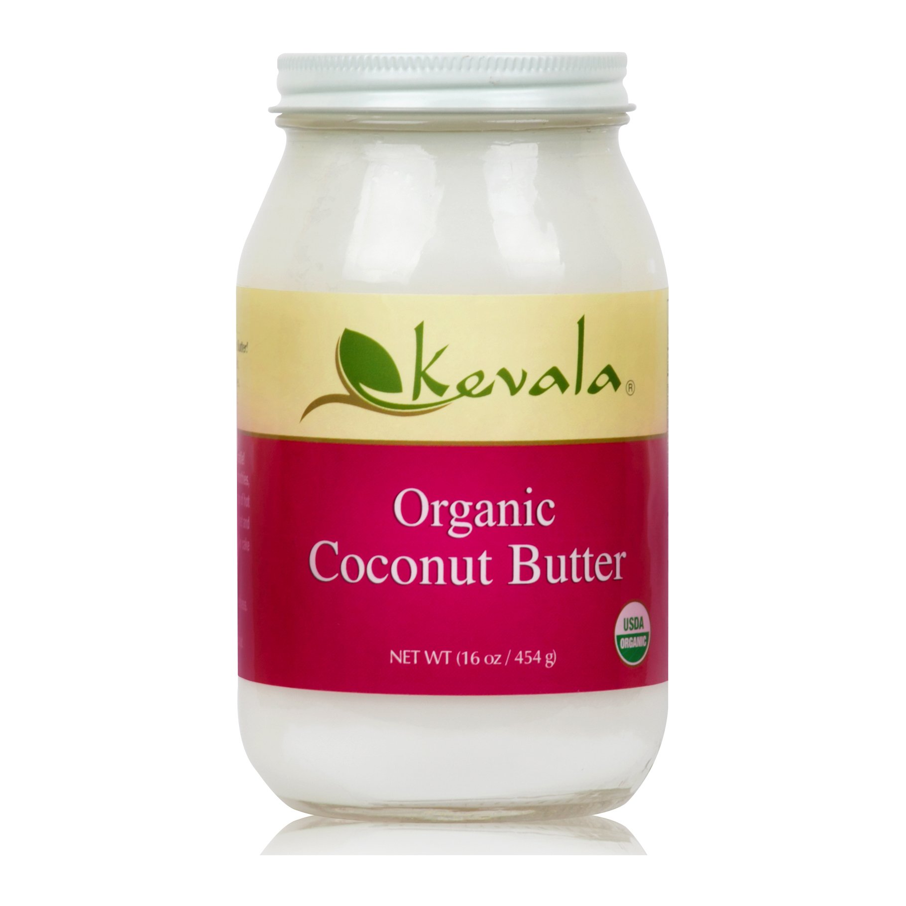Kevala Organic Coconut Butter – Raw, Cold-Pressed Spread & Cream Alternative for Baking, Desserts & Toast – Vegan, Gluten-Free, Glass Jar, Non-GMO | 16 oz