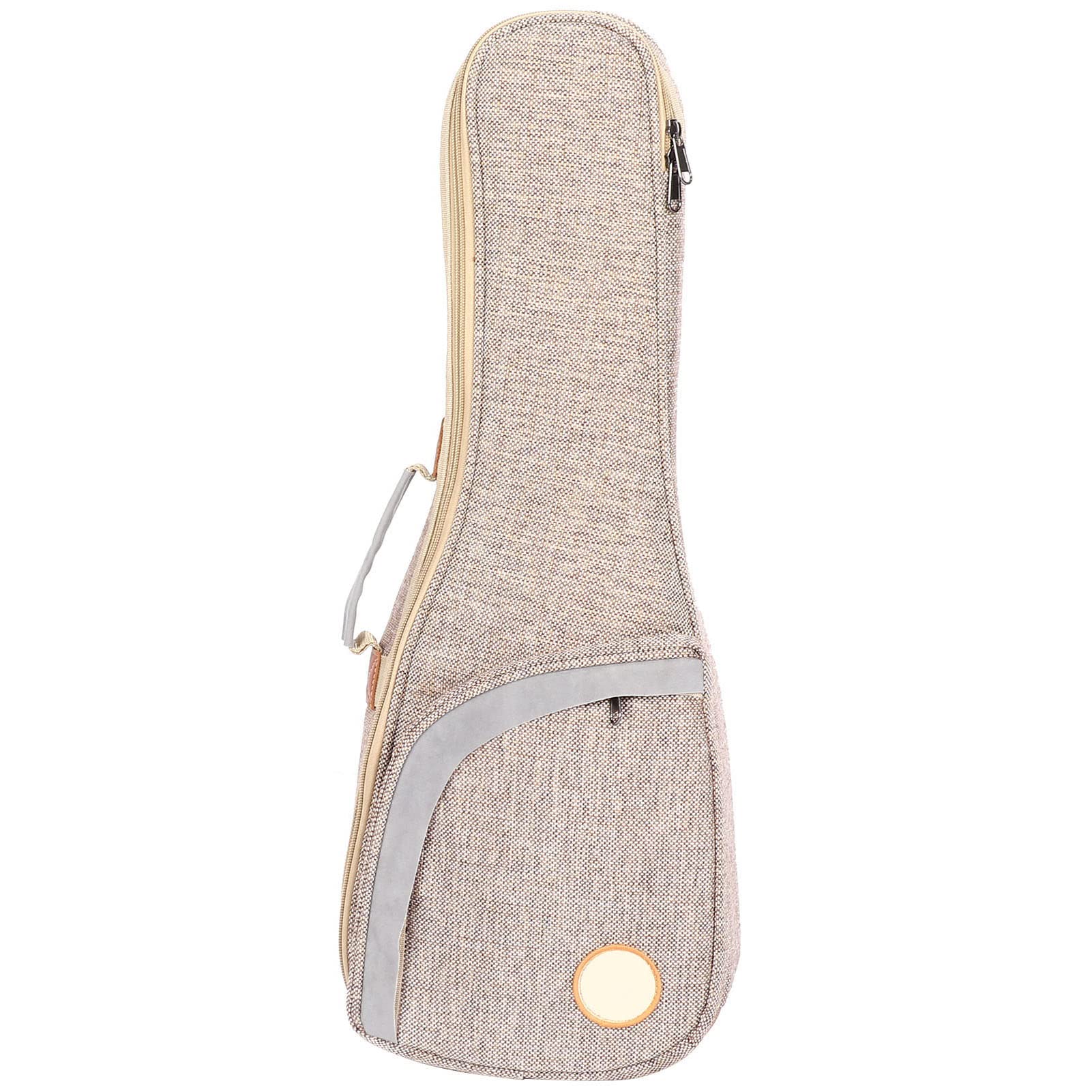 Ukulele-Tasche, Verdickter Tragbarer Ukulele-Aufbewahrungskoffer aus Baumwollleinen, Rucksack mit Verstellbaren Schultergurten (21/23 Zoll Universaltyp