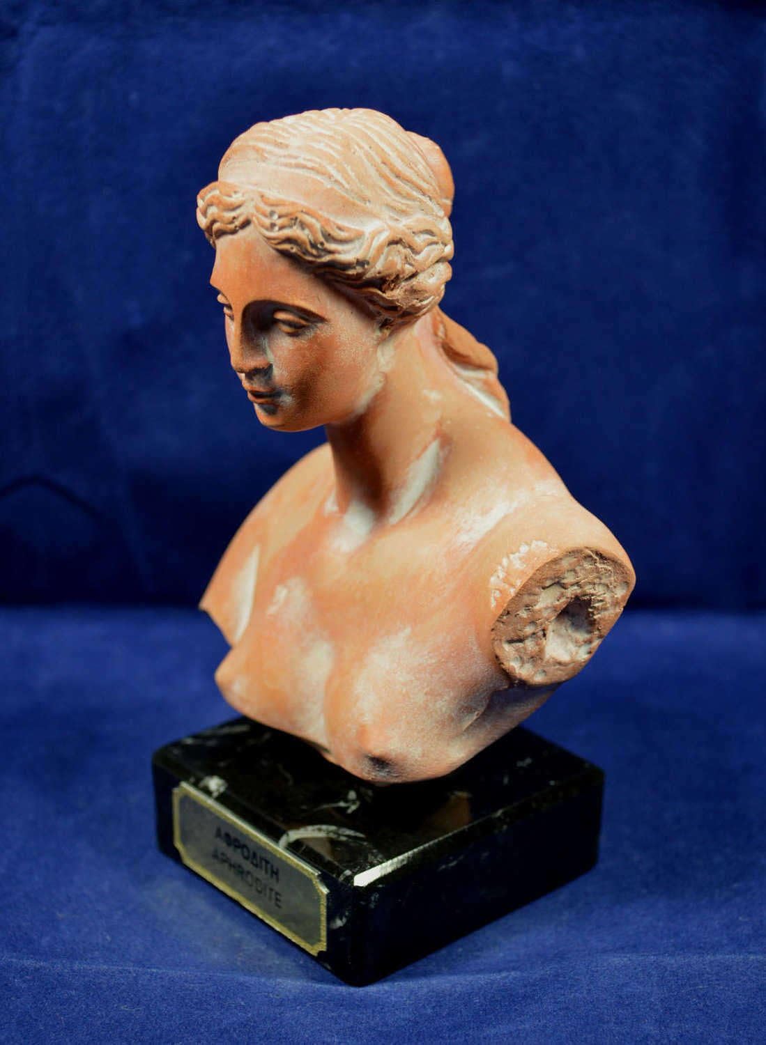 Estia Creations Aphrodite Sculpture Bust Venus Goddess of Love Statue Artifact