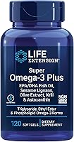 Vista 5 de Life Extension Fórmula ultra próstata y aceite de pescado Super Omega-3 Plus EPA/DHA