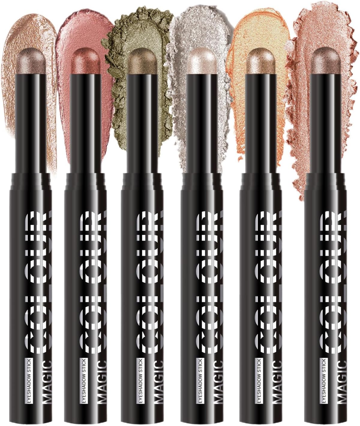 Oogschaduwstick, multi-eye brightener stick voor stralende ogen, langdurige matte glans, crayon, ooglid primer voor opvallende looks bij dag en feest