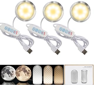 3 Stück LED Lampen-Kits 001 Kompatibel mit Bambu Lab A1 mini/A1/P1S/P2S/X1C/X1E/X2D Makerworld 3D-Drucken, 3 Farbtemperaturen, Farbspeicher, Dimmfunktion, DIY-Hardware-Ersatzteile