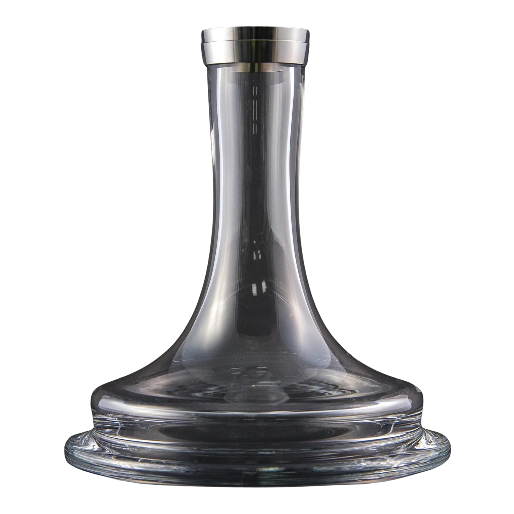 Union Fibonacci Hookah Base Clear Premium Glass Hookah Base Elegant Design Solid Stability and Smooth Airflow