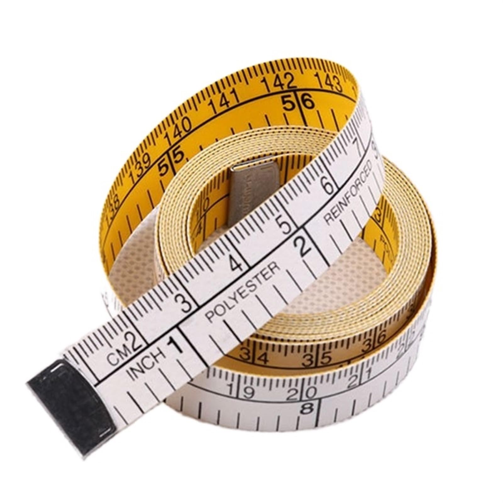 Cinta métrica de Costura Cinta de Acero de Alta precisión Regla de Doble Escala de 1,5 m, Regla Suave, Regla Flexible, medición de Regla de Tela para Costura y sastrería Corporal