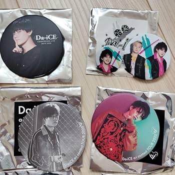 Da-iCE 缶バッジ 缶バッジ (全21種類ランダム) - Da-iCE (ダイス) OFFICIAL WEB