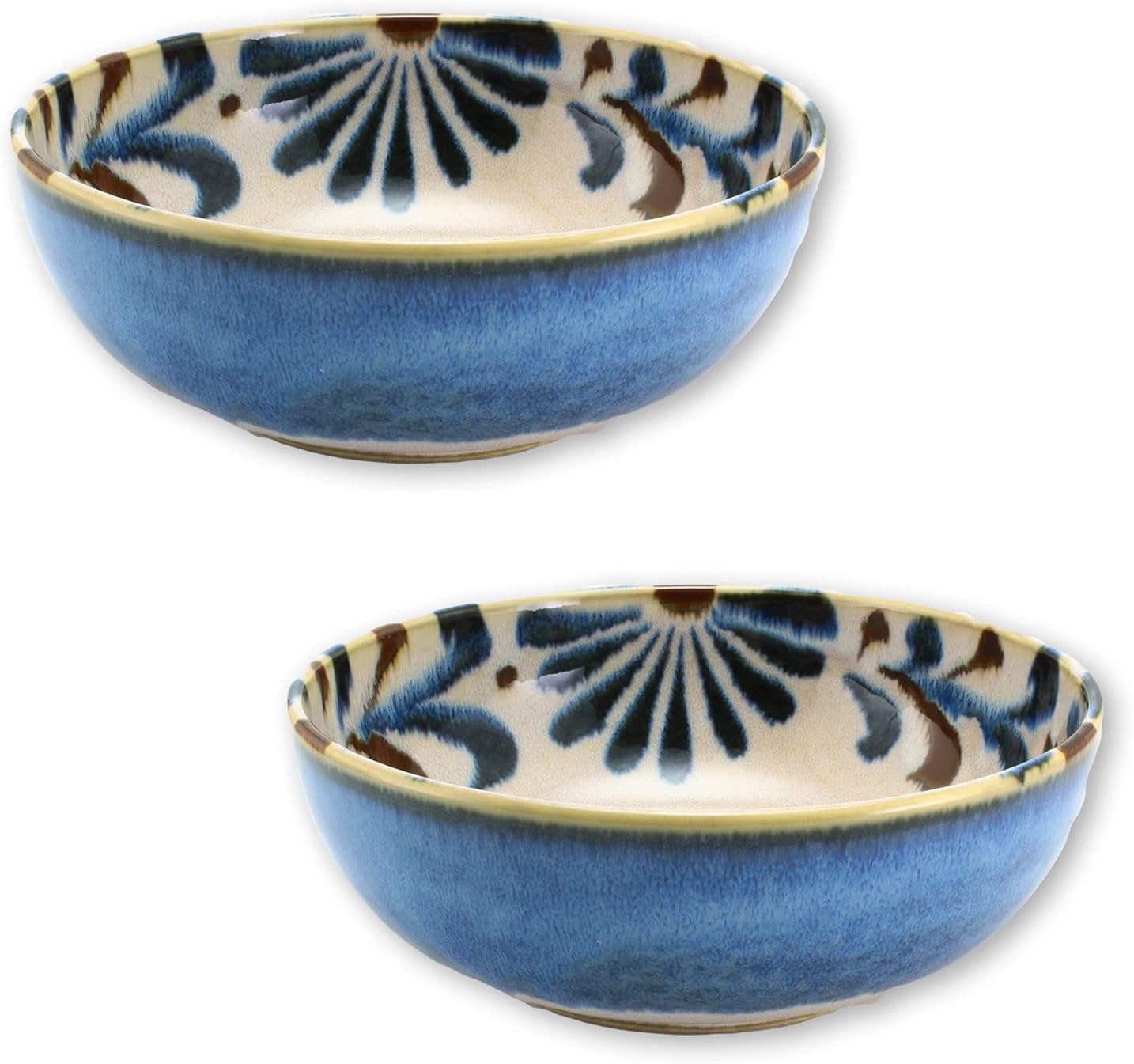 irodori Yachimun Style Large Deep Pot, Set of 2, 49.1 fl