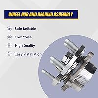 Vista 2 de KUSATEC 512460 Front/Rear Wheel Bearing and Hub Assembly Fit for Ford Explorer 2011-2018, Ford Police Interceptor Utility 2013-2018