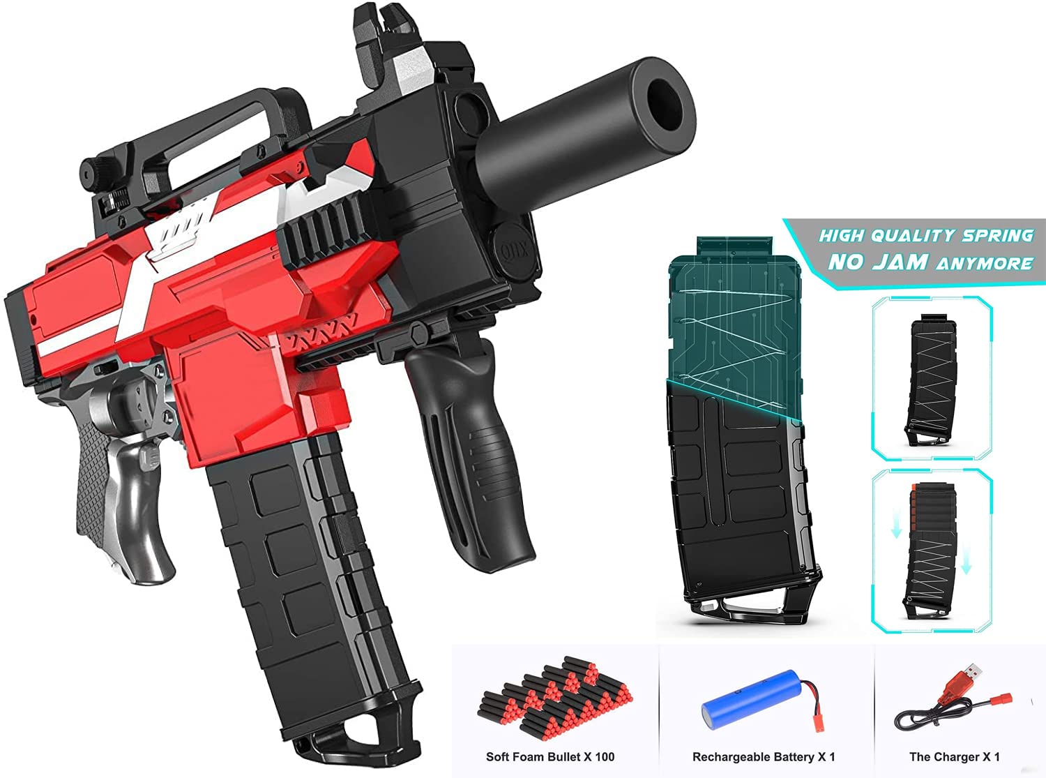 Buy JD FRESH Electric 3 Modes Burst Air Gun Toy Gun for Boys, Gun for