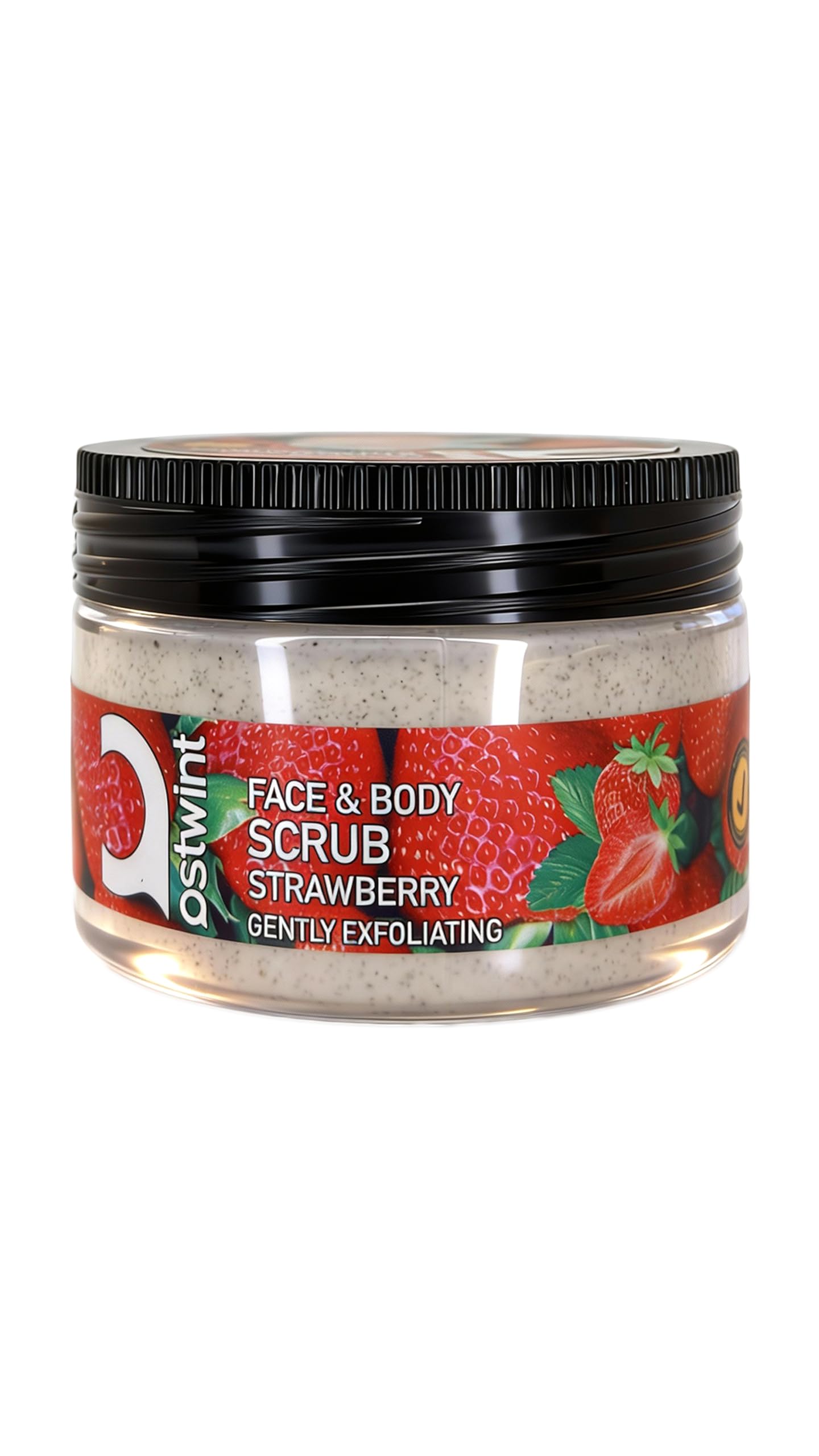 Ostwint Yüz ve Vücut Peeling Scrub Çilek 300 ml, Cilt Temizleyici, Pürüssüzleştirici, Dolaşımı Hızlandırıcı