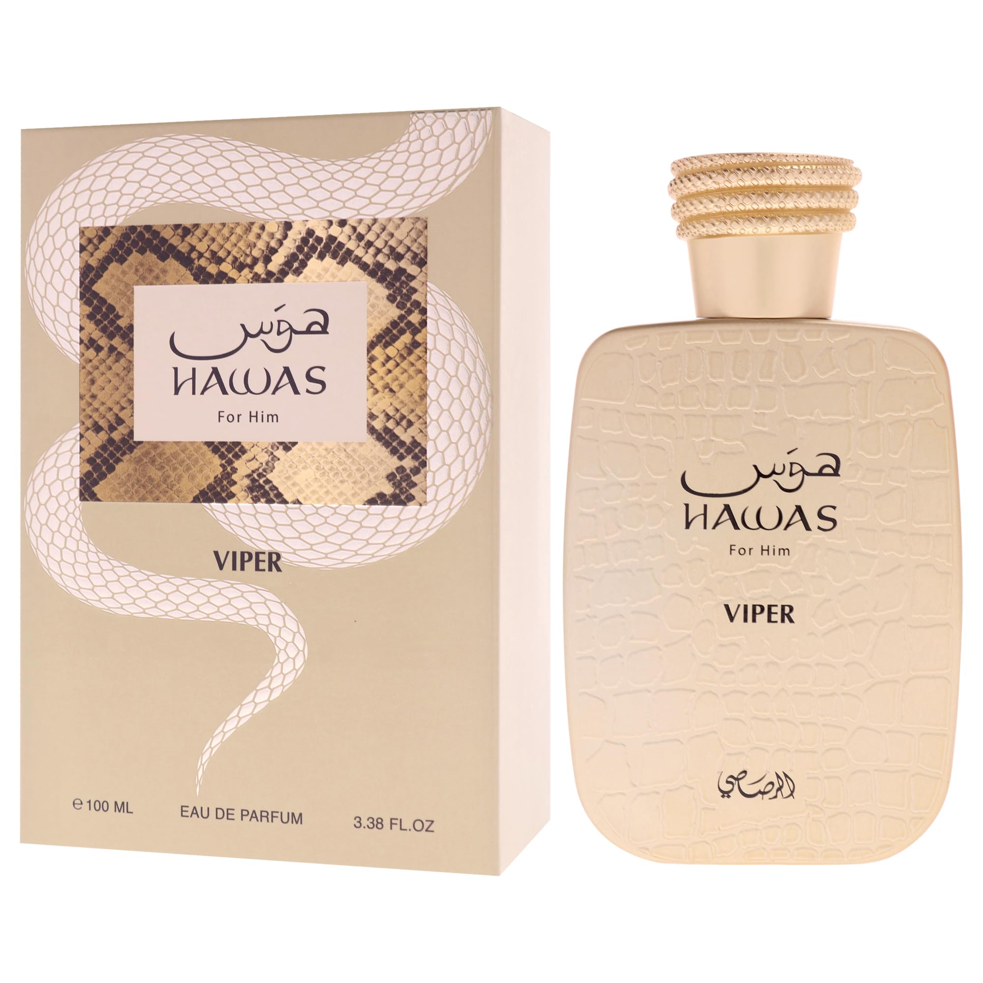 Rasasi Hawas Viper 香水 100ml 新品 正規品 Amazon.com : RASASI Hawas Viper Eau de Parfum for Men, 100ml (3.4