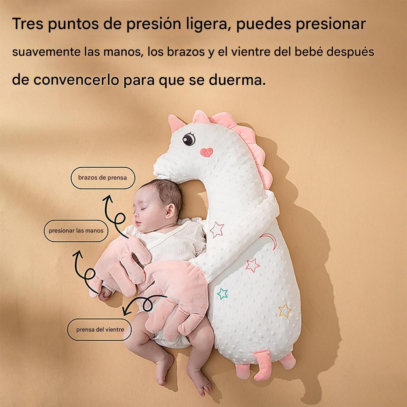 Dorme Del Bambino Sachulta, Amico Dormire Per Il Bambino - Palm Patting Electric Ripe Animal Sleep Sooths - Bambola Calmante, Telecomando, Velocità Regolabile Per Smart Automatico Calmante Ca