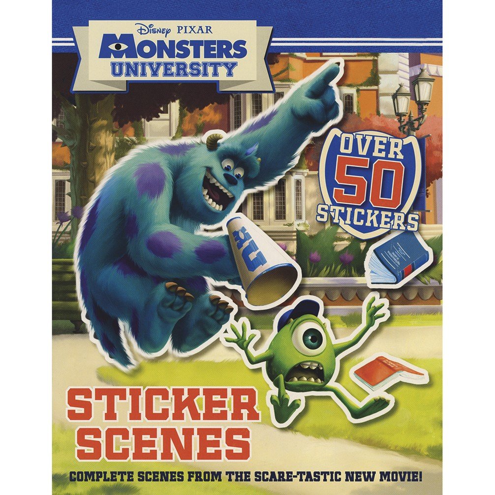 Disney Monsters University Sticker Scene