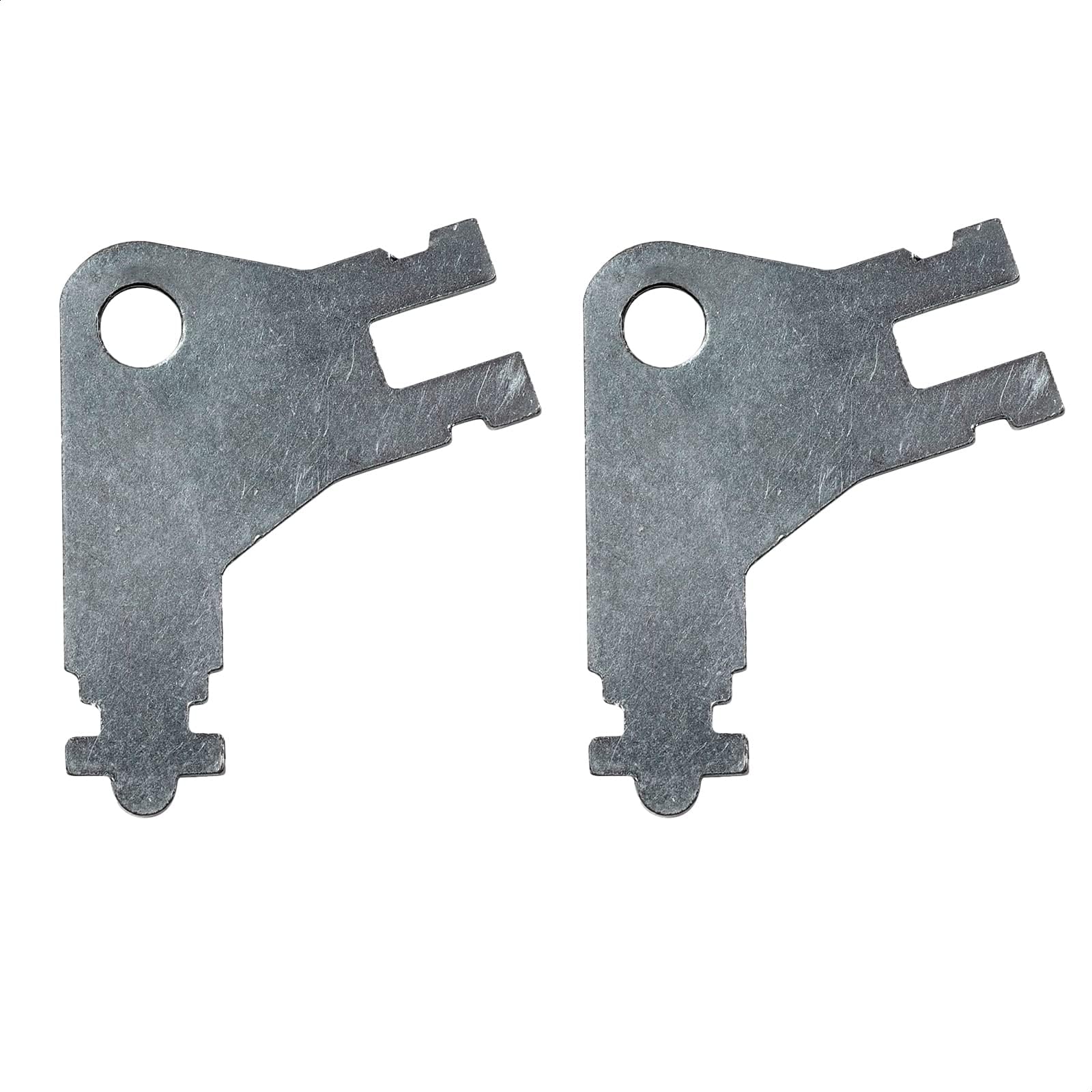 2 Pcs Paper Towel Dispenser Key – Durable Stainless Steel Paper Towel Key Replacement with Ring Hole Design for Easy Use – Compatible with Various Commercial Toilet Dispensers and Maintenance Needs