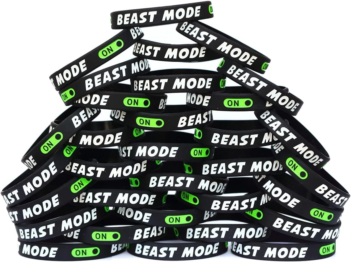 Beast Mode Wristband Set (from 2 to 100 Bands)