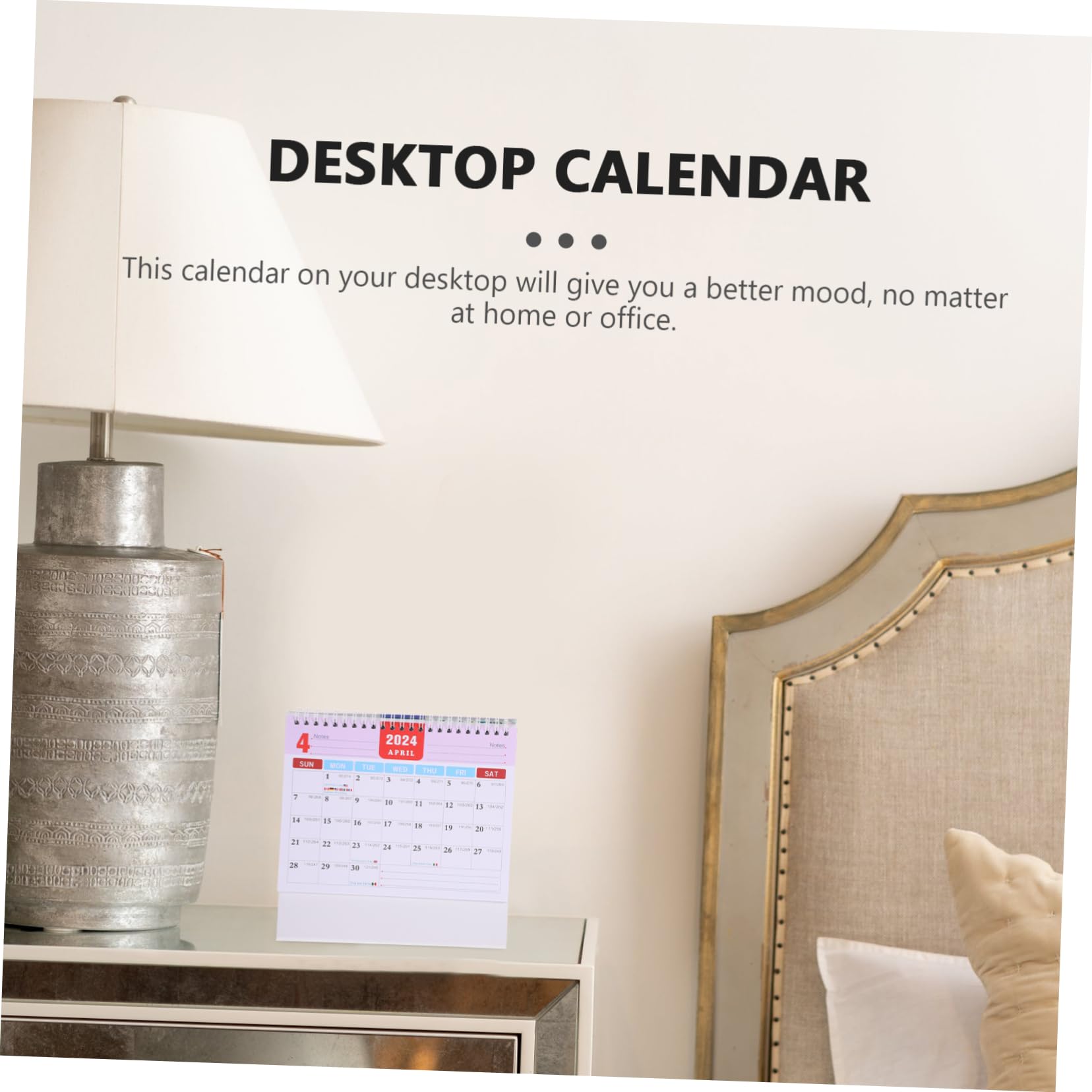 Tofficu 2pezzi Calendario Da Tavolo Extra-large Con Design Minimalista e Spessa Calendario Da Scrivania Per Organizzazione Ufficio e Casa Pianificazione Mensile e Giornaliera Stile Moderno