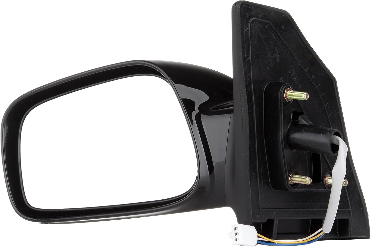 OCPTY Black Left Side And Right Side Mirrors Fit For 2003-2008 For Toyota Corolla Smooth Mirror Glass Non-Folding Non-Heated