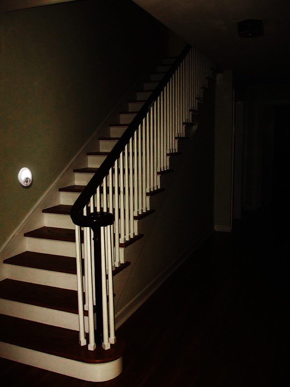 Ivation 8-LED Automatic Motion-sensing Night Light - Battery Powered Bright Hallway Light with a built in Motion and light Sensor